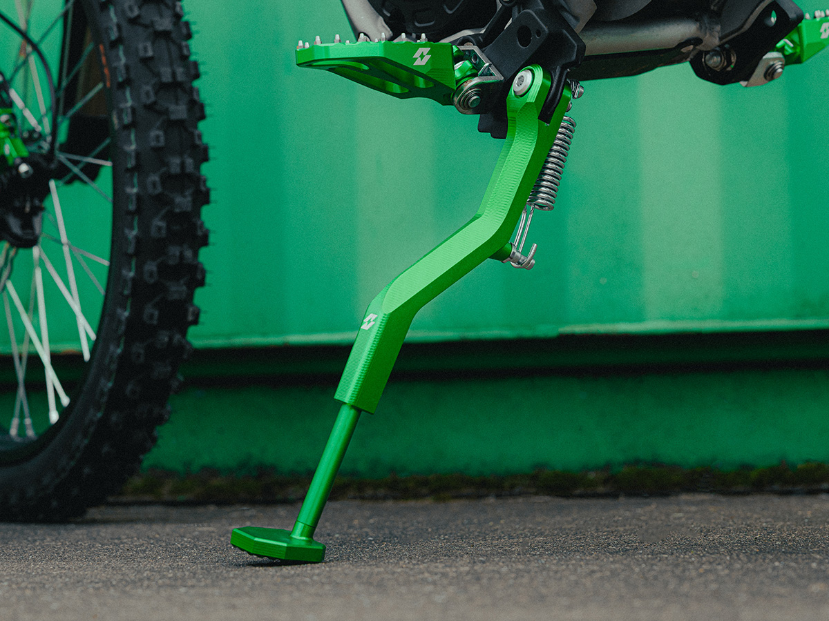 Full-E Charged Side Stand Aluminium Green