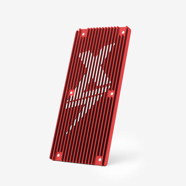 EBMX X-9000 Motor Controller Heat Sink Version 2 Red